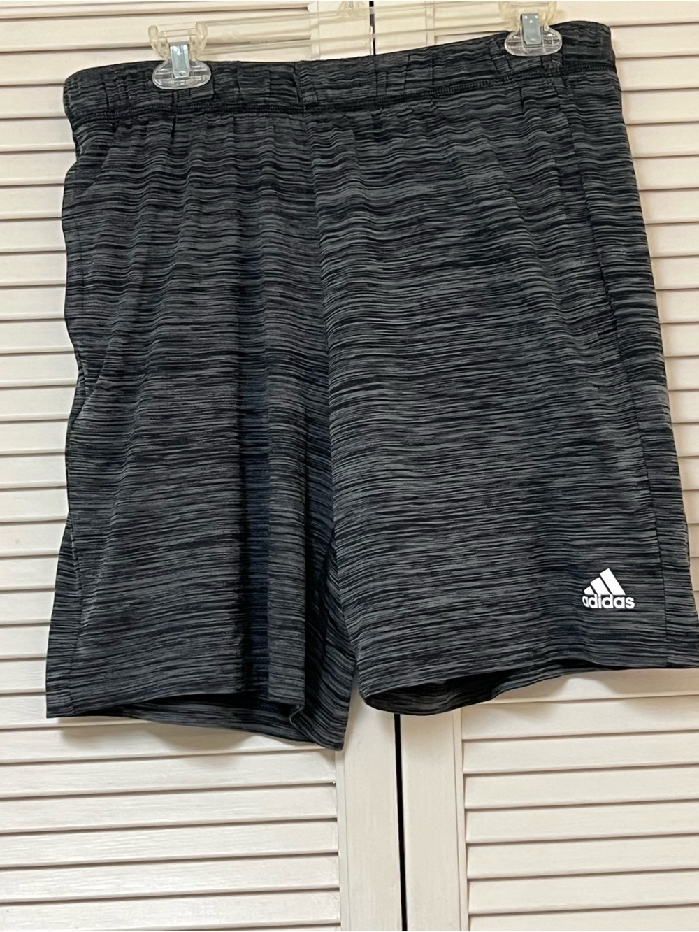 Adidas Black and Gray  Primegreen Aeroready Athletic Shorts - Size Large - VGUC